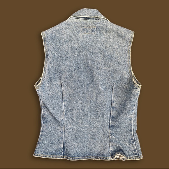 Vintage Paris Blues denim vest - Picture 2 of 3